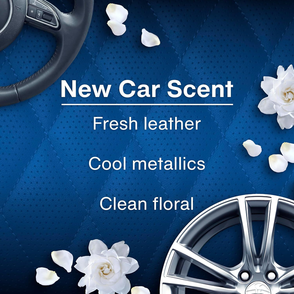 Car Air Freshener | Fiber Can Provides Long Lasting Scent for Auto or Home | Recycled Fiber | New Car Scent, 4 Air Fresheners